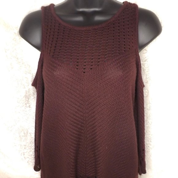 LC Lauren Conrad Open Shoulder Sweater- Women's Small - Picture 2 of 10